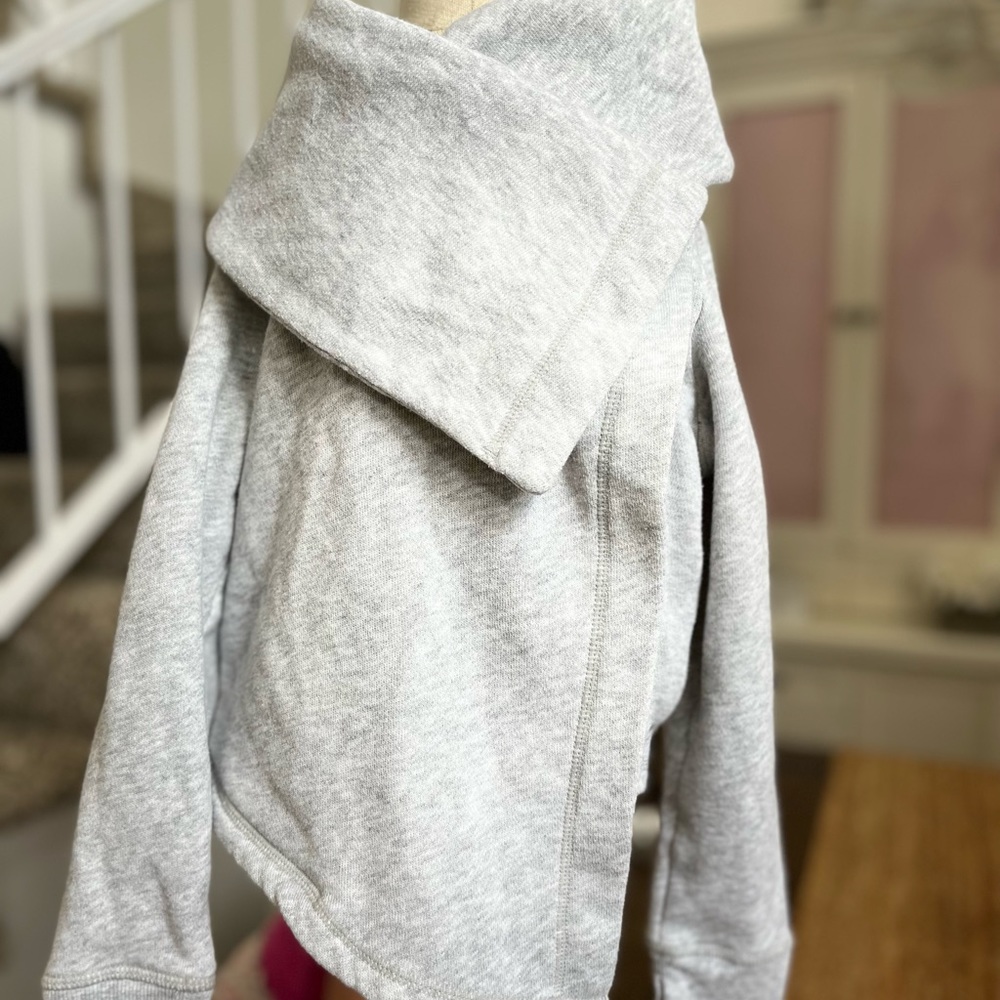 Gray Cardigan Sweater